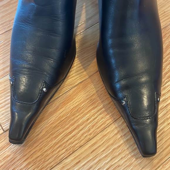 Prada Cowboy Boot Kitten Heel. - Picture 7 of 8